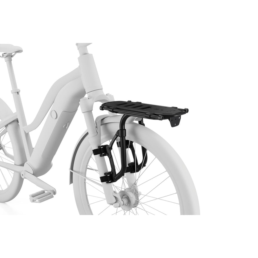 Porte bagage avant Thule Tour Rack pour sacoches vélo, fixation robuste et design moderne compatible vélos électriques