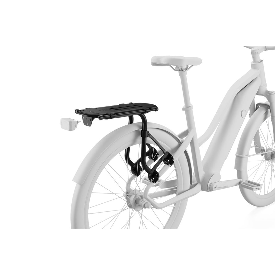 Porte bagage Thule Tour Rack noir pour sacoches vélo avec fixation arrière robuste et compatible vélos électriques