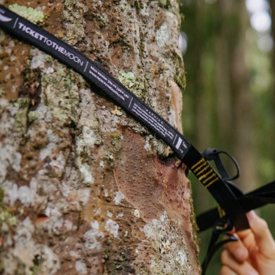 Fixation facile avec sangles Moon Straps de suspension pour hamac Ticket To The Moon, robustes et adaptées outdoor
