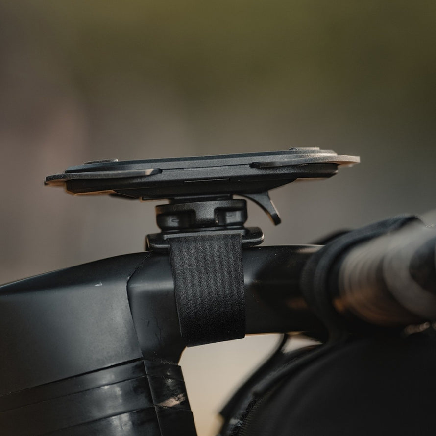 Support telephone velo Topeak Omni RideCase II avec fixation potence pour un maintien securise sur guidon