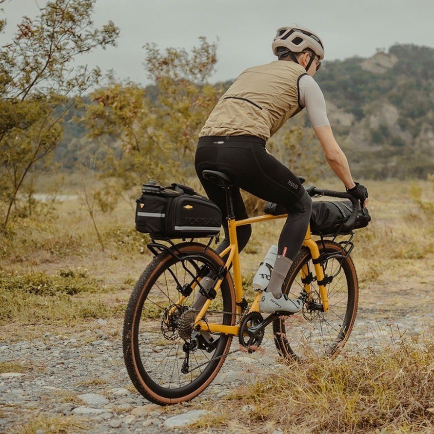 Porte-bagages Topeak TetraRack GR2 noir sans oeillet, pliable et léger pour vélo polyvalent et transport sécurisé