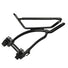 Porte-bagages Topeak TetraRack GR2 pliable noir sans oeillet, compact et robuste pour vélo polyvalent