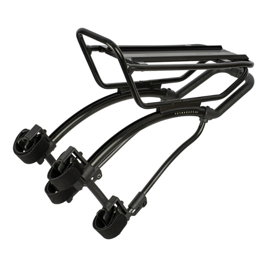 Porte-bagages Topeak TetraRack GR2 pliable sans oeillet noir, léger et facile à installer pour vélo urbain