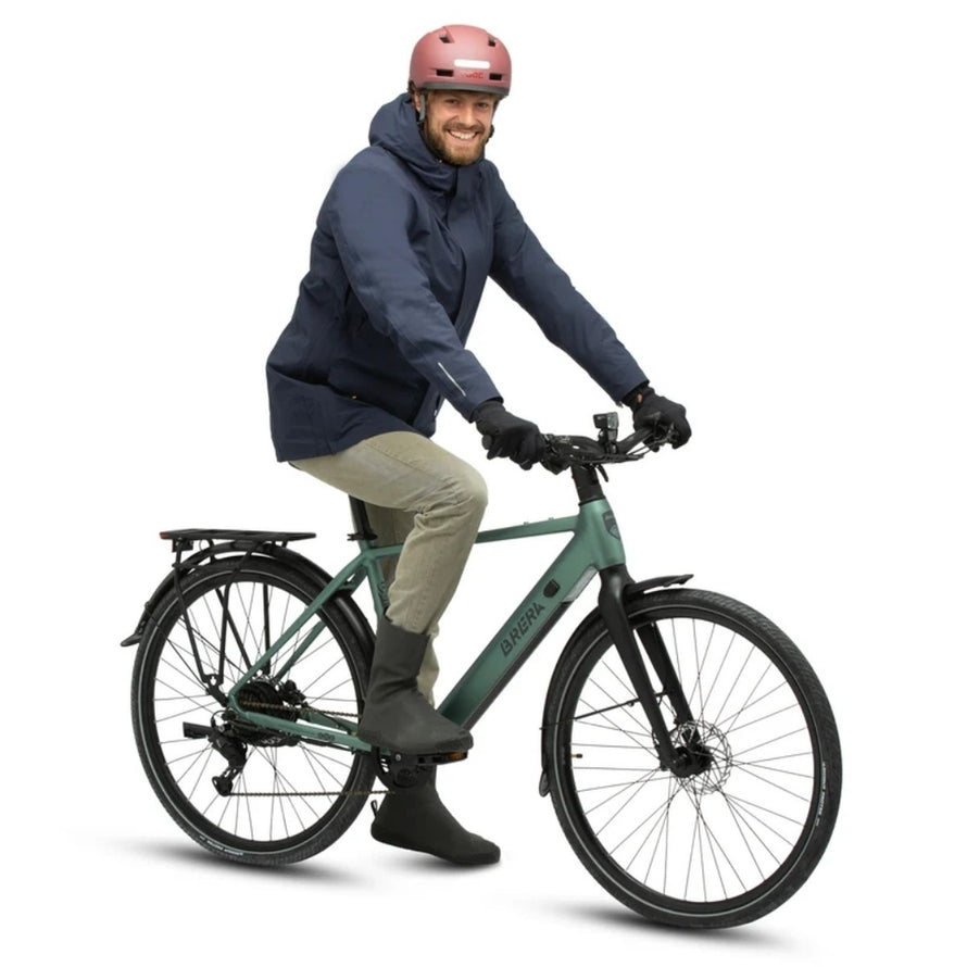 Veste Tucano Urbano Magic Parka 3 en 1 bleu pour cyclistes, imperméable, chaude et coupe-vent en milieu urbain