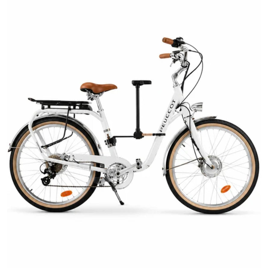 Siège vélo avant Tximy pour enfants 5 à 10 ans avec fixation cadre solide et repose-pieds confortables