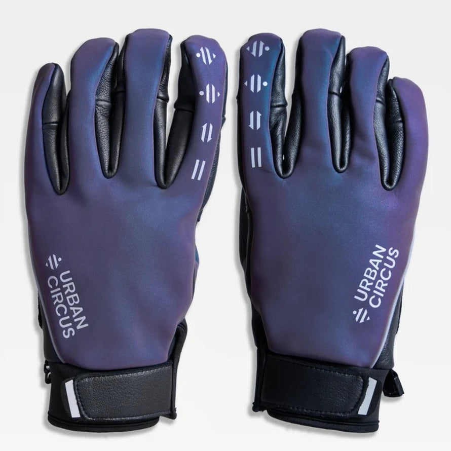 Gants vélo hiver imperméables Urban Circus Rainbow avec détails réfléchissants pour sécurité et confort thermique optimal