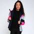 Veste de vélo réversible et réfléchissante Repop Urban Circus en rose, gris et bleu marine pour cyclistes urbaines