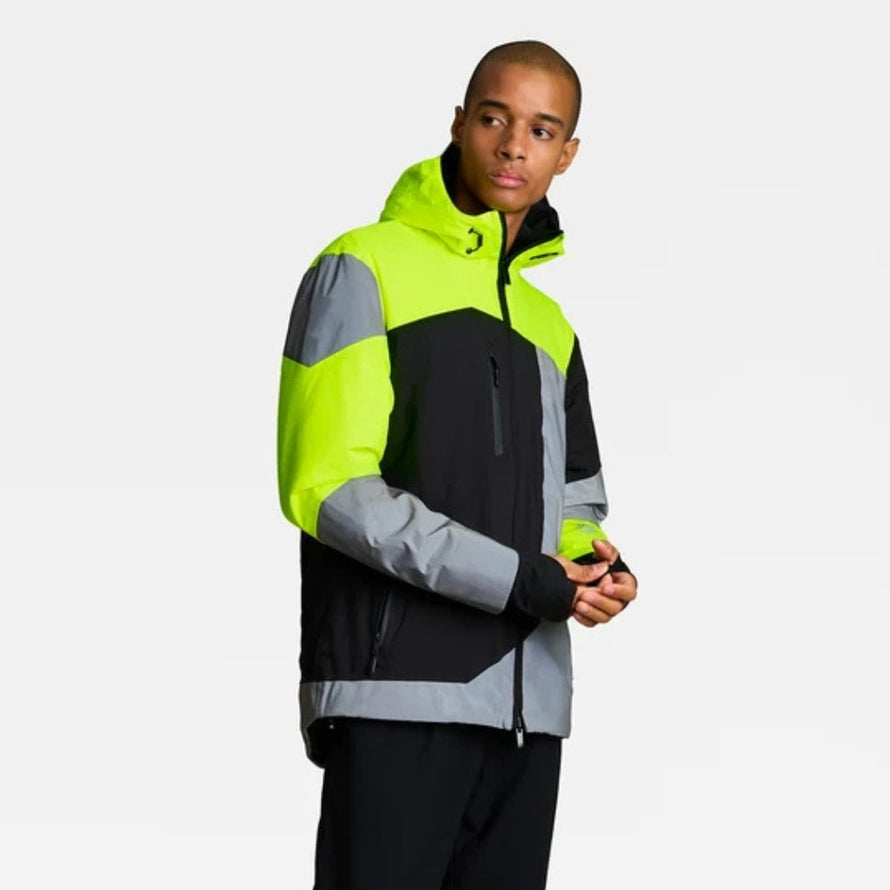 Veste vélo chaude et réfléchissante REPOP Hiver Urban Circus pour cyclistes urbains en hiver