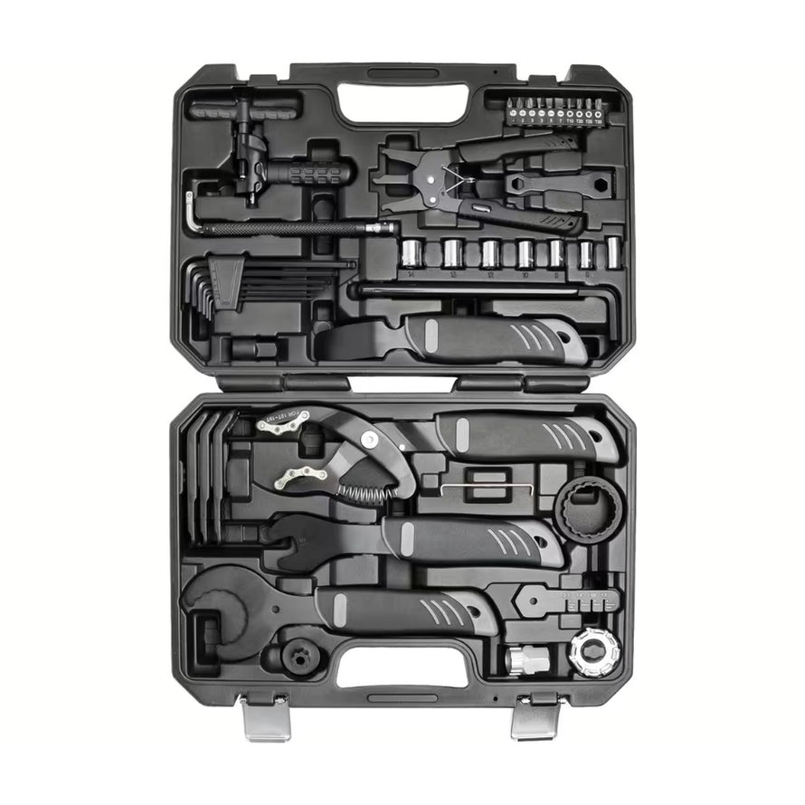 Valise d outils pour velo Contec TFM-360 marque 33, kit complet pour reparation et maintenance velo