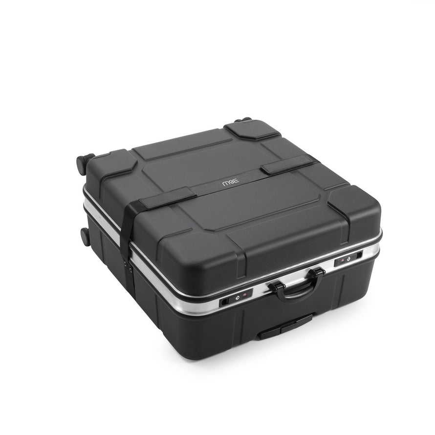 Valise rigide b_and_w_international Foldon case pour vélo Brompton avec poignée télescopique et roulettes