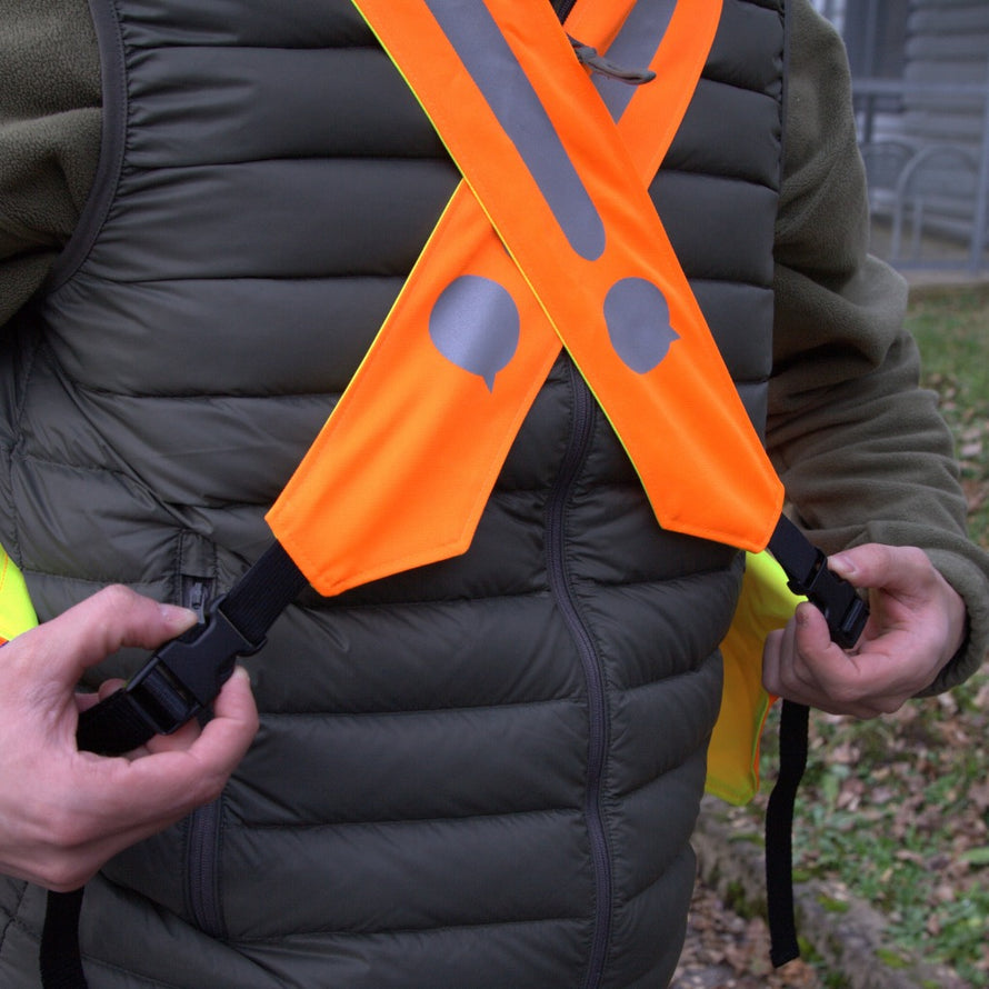 gilet fluo vélo enfant Vasimimine Vasi Lzocel les lanières ajustables