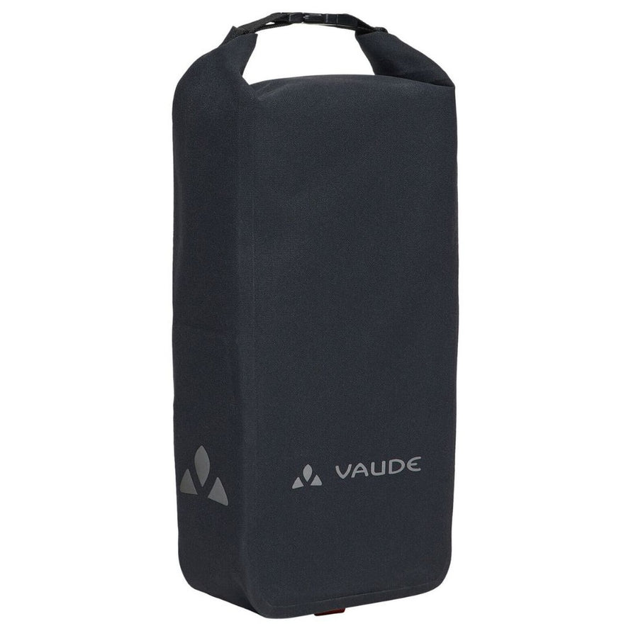 Sacoche fourche Vaude Trailfork 4L noire, imperméable et légère pour bikepacking et aventures à vélo