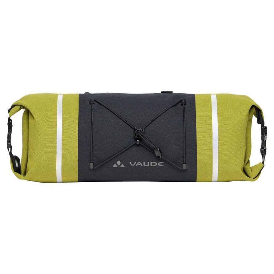 Sacoche de guidon Trailfront Compact Vaude olive et noir, compacte et résistante pour vos aventures à vélo