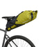 Sacoche de selle Vaude Trailsaddle Cage 15L verte, robuste et étanche, idéale pour bikepacking et aventures VTT