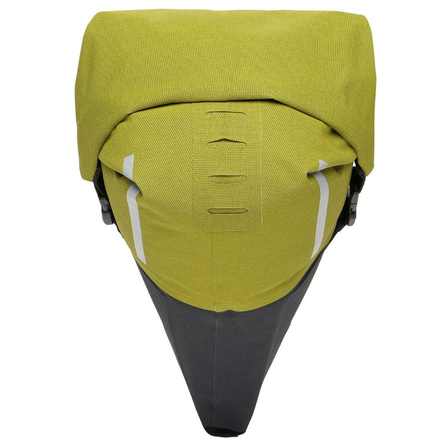 Sacoche de selle Trailsaddle Vaude verte et noire, résistante et pratique pour vélo