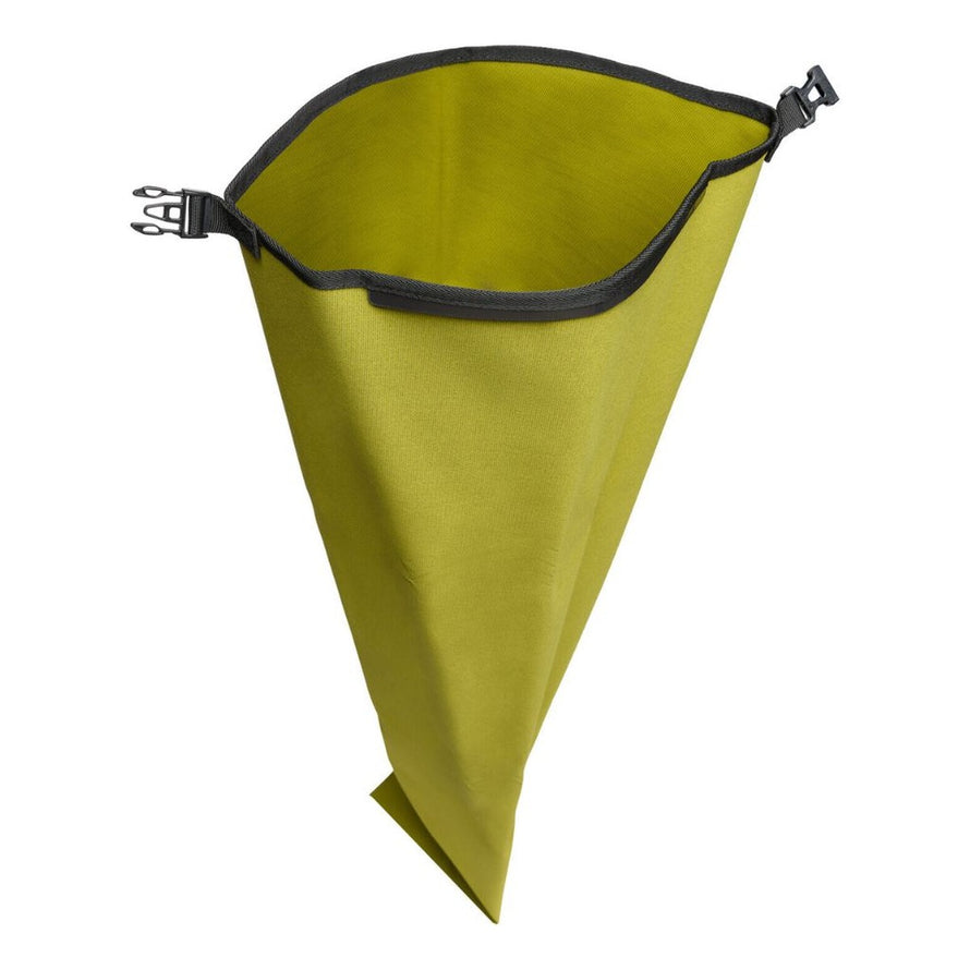 Sacoche de selle Vaude Trailsaddle Cage 15L verte, compacte et étanche, idéale pour bikepacking et randonnées VTT
