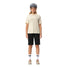 T-shirt Femme Vaude Cyclist Casual beige clair avec petit logo vélo et montagne, style confortable et naturel