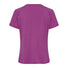 T-shirt Essential en laine femme Vaude couleur lilas, idéal pour confort et performance en cyclisme