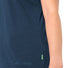T-shirt Essential en laine marine pour femme Vaude, idéal pour le confort à vélo et la régulation thermique