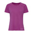 T-shirt Essential en laine pour femme Vaude couleur rose, idéal pour le confort et la performance à vélo