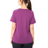 T-shirt femme Vaude Essential merinos violet clair, confortable et respirant pour le cyclisme