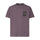 T-shirt Vaude Men Redmont Heavyweight mauve avec motif nature stylisé, confortable et durable pour cyclistes