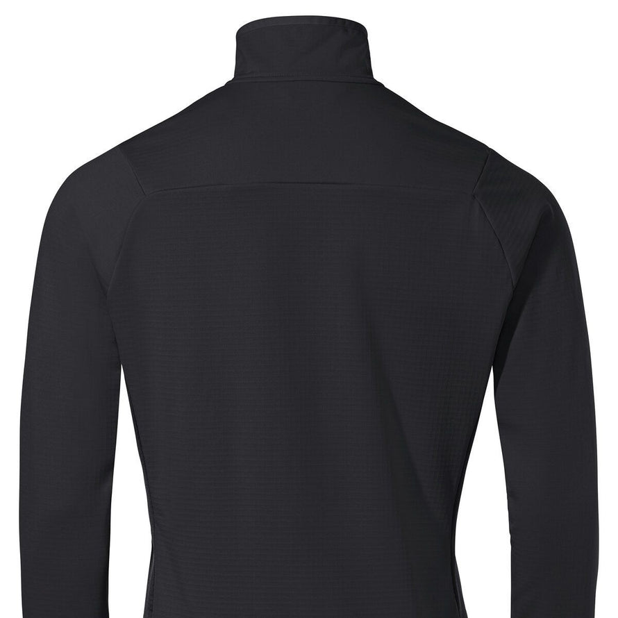 Veste polaire homme Vaude Monviso FZ II noire, coupe ajustée et tissu technique pour confort et chaleur outdoor