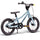 Vélo enfant PUKY LS-PRO 14 bleu clair avec freins adaptés, béquille et pneus robustes pour apprentissage sécurisé