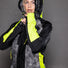 Veste vélo réfléchissante Wowow Etna, modèle unisexe offrant protection étanche et respirabilité optimale pour les trajets pluvieux.