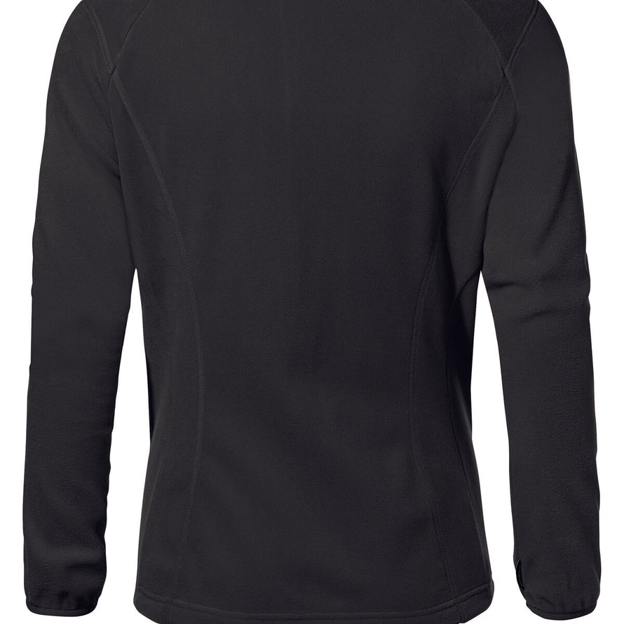 Veste polaire femme Vaude Rosemoor II noire avec manches longues et coupe ergonomique pour activités outdoor