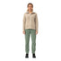 Veste polaire femme Vaude Skomer SC beige avec zip complet, idéale pour randonnee et activites outdoor