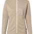 Veste polaire femme Vaude Skomer SC beige avec fermeture zip pour randonnée et confort outdoor