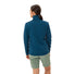 Dos de la veste polaire femme Vaude Skomer SC bleu avec col montant pour randonnée et confort outdoor