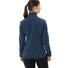 Dos de la veste polaire femme Vaude Rosemoor II bleu marine, coupe ajustée pour confort et chaleur en extérieur