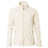 Veste polaire femme Vaude Rosemoor II ecru avec zip complet et poches zippées pour confort et chaleur outdoor