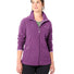 Veste polaire femme Vaude Rosemoor II lilas avec zip intégral et poches latérales pour chaleur et confort outdoor