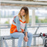 Veste impermeable reflechissante et retro Le Temps des Grenouilles