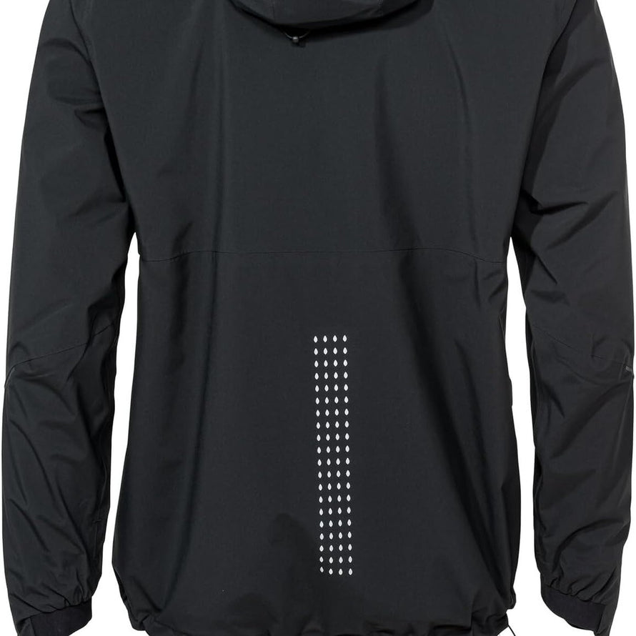 Veste vélo homme Vaude Yaras 3 en 1 noire, imperméable et coupe-vent pour cyclisme toutes saisons