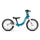 Draisienne Woom GO 1 bleu blanc pour enfants de 18 mois a 3.5 ans avec cadre leger et frein a main ergonomique