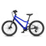 Velo enfant 20 pouces woom explore 4 bleu profil droit tout terrain pour enfants de 6 a 8 ans