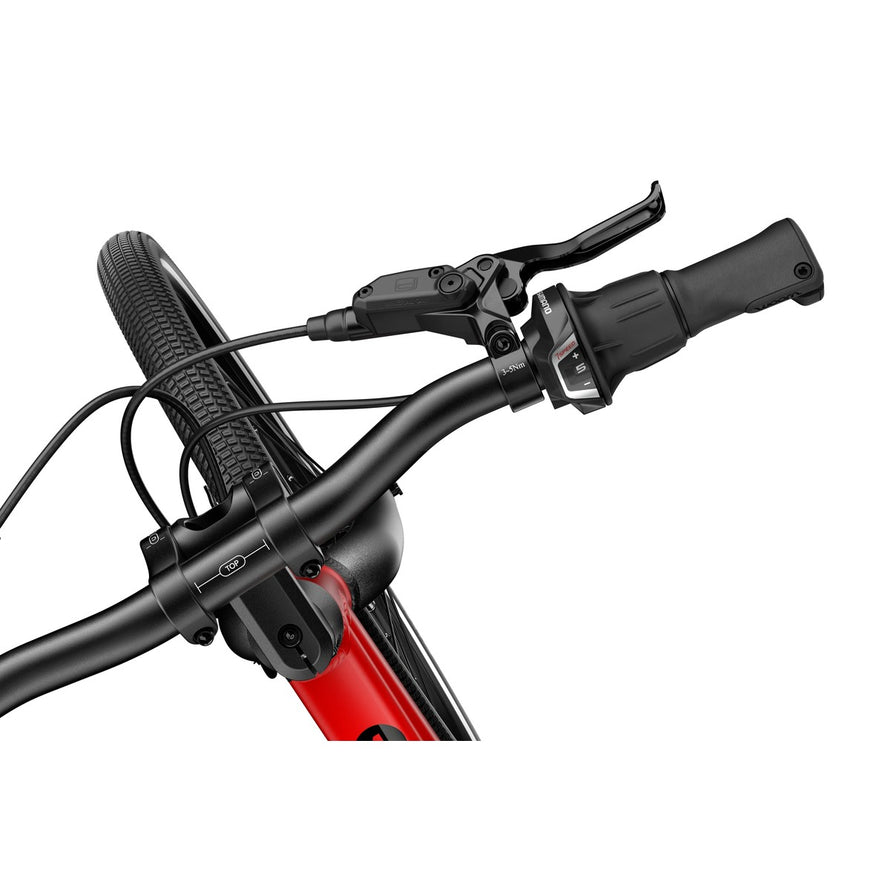 Poignee de frein et commande de vitesse Shimano du velo enfant 20 pouces woom explore 4 tout terrain 6 a 8 ans