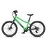 Vélo enfant 20 pouces woom explore 4 vert profil gauche pour enfants 6 à 8 ans tout terrain