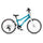 Velo enfant 20 pouces Woom GO 4 bleu blanc avec 4 vitesses intuitives pour enfants de 6 a 8 ans