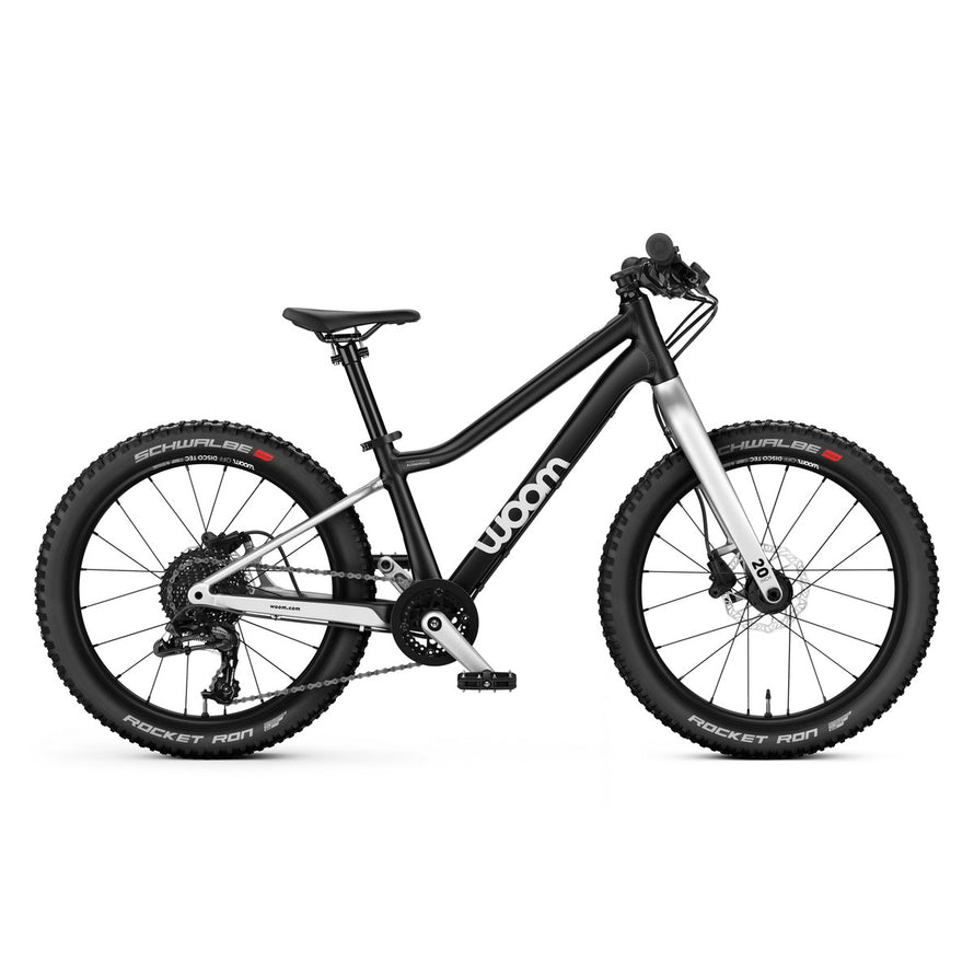 Velo enfant 20 pouces woom OFF 4 tout-terrain ideal pour les 6 a 8 ans avec cadre leger et pneus robustes