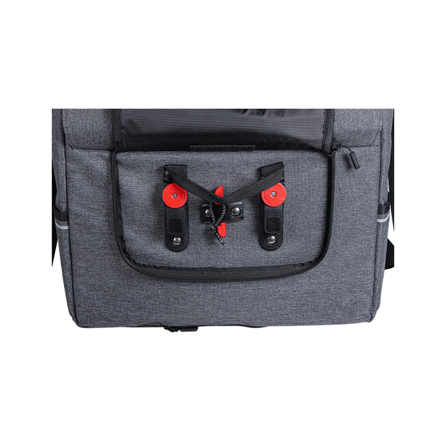 Sac bandoulière Zefal Urban Messenger Bag 11L avec fixation porte-bagages, idéal pour vélo urbain et transport sécurisé