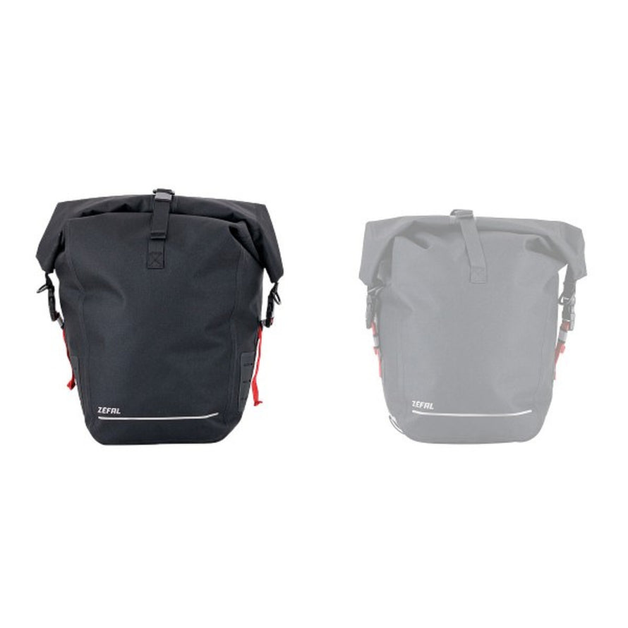 Sacoche vélo étanche Zefal Z Traveler compacte avec fixation universelle, parfaite pour cyclistes urbains
