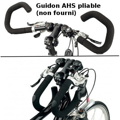 Adaptateur et fixation Klickfix pour guidon pliable AHS Ergotec - #3