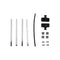 Kit de fixation pour porte-bagages Quick Rack