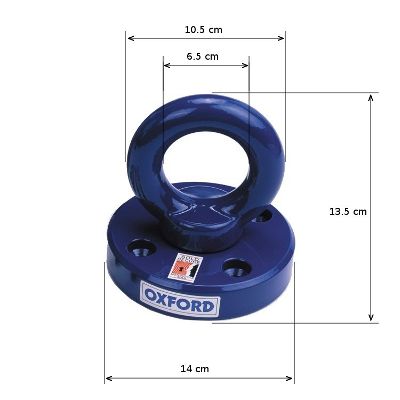 Ancre de fixation antivol pour vélo et moto - Rotaforce Oxford - #3