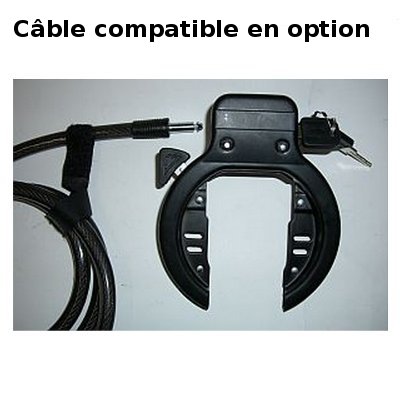 Antivol de cadre XXL Plus pour roue arrière de vélo - #3
